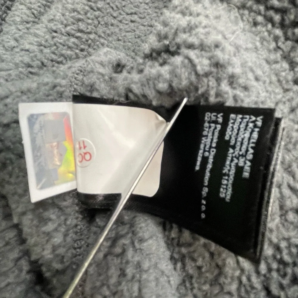 THE NORTH FACE 1/2 Zip Fleece Sz M Waffle Knit Sweater Pullover‎ Mock Neck Gray